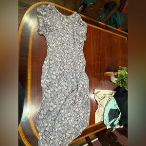 Free People Women’s Dress in Light Purple and White Floral